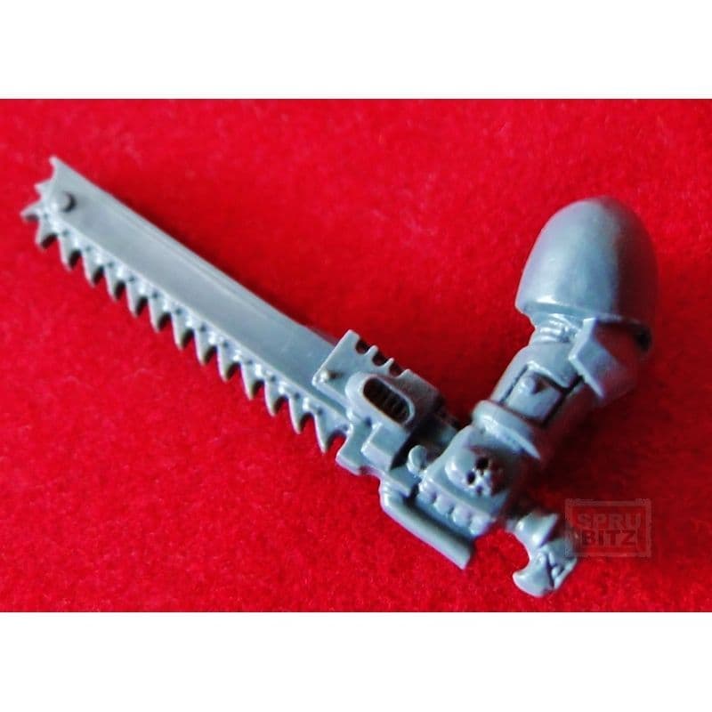 Space Marine left arm Chainsword (eagle pommel)