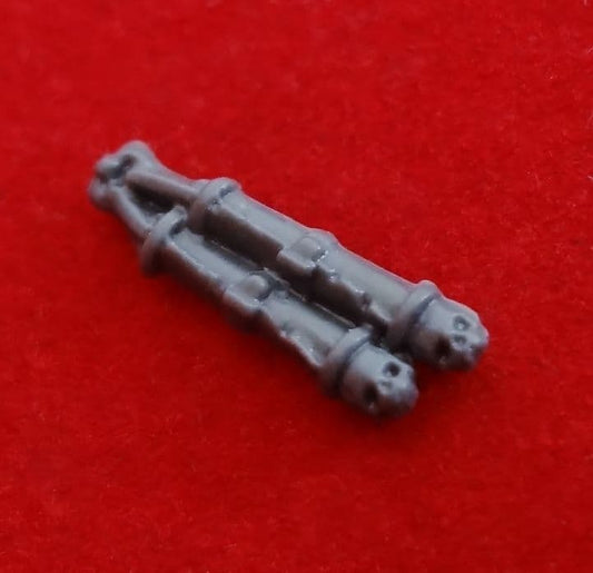 Space Marine Librarian Scroll Tube (skull)