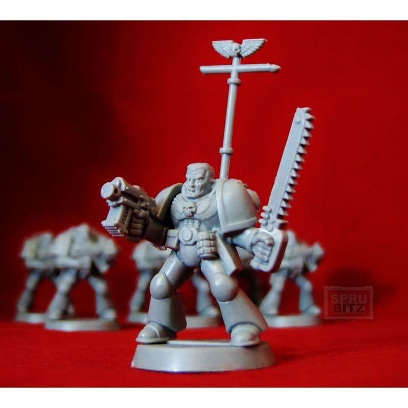 Space Marine Sergeant Captain from Warhammer 40,000 2nd Edition