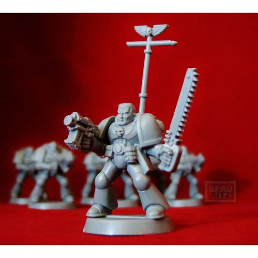 Space Marine Sergeant Captain from Warhammer 40,000 2nd Edition