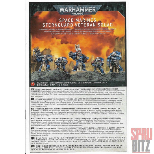 Space Marine Sternguard Veterans Assembly Instructions Rules (2020)