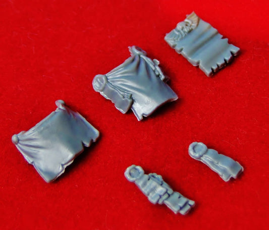 Space Marine Tactical Assault Squad Oath Purity Seals Scrolls Tabard Set