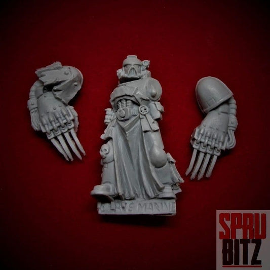 Space Marine Veteran with Lightning Claws (finecast)