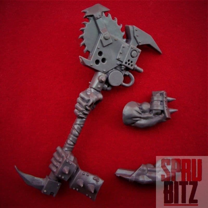 Space Ork Nobz Big Choppa (B)