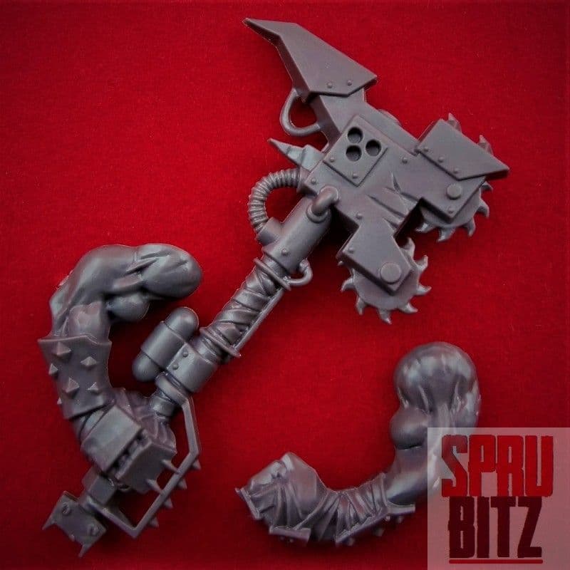 Space Ork Nobz Big Choppa (C)