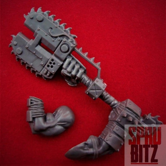 Space Ork Nobz Big Choppa (D)