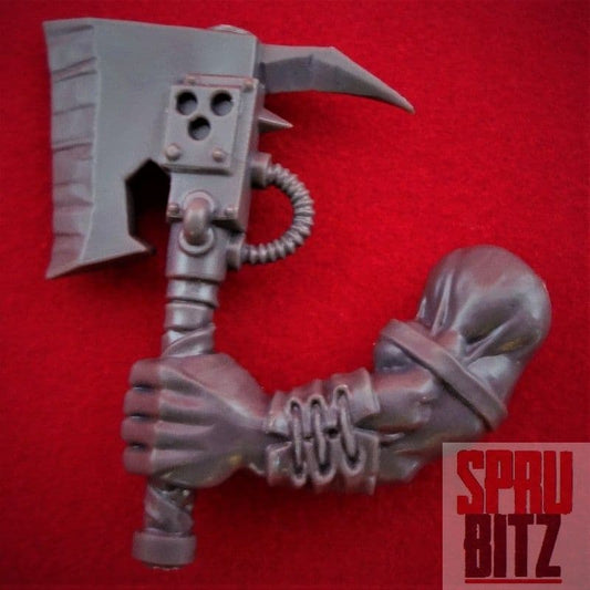 Space Ork Nobz Left Arm Choppa (A)