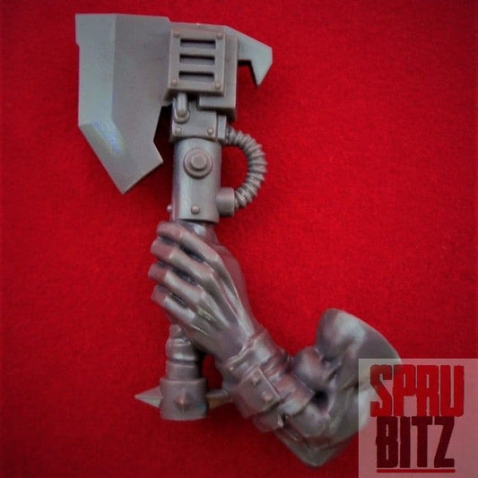 Space Ork Nobz Left Arm Choppa (B)