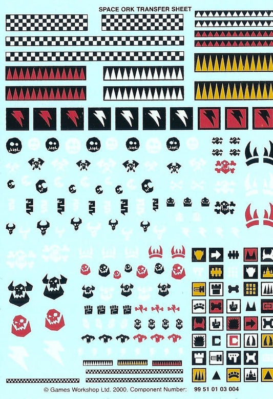 Space Ork Transfer Sheet (2000)