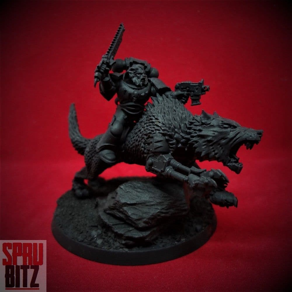 Space Wolf Thunderwolf Cavalry Ready-to-Paint (A)
