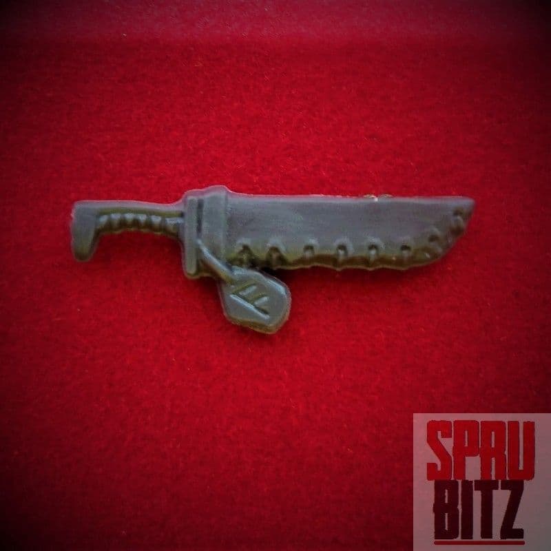 Space Wolf Wolves Combat Knife sheathed (B)