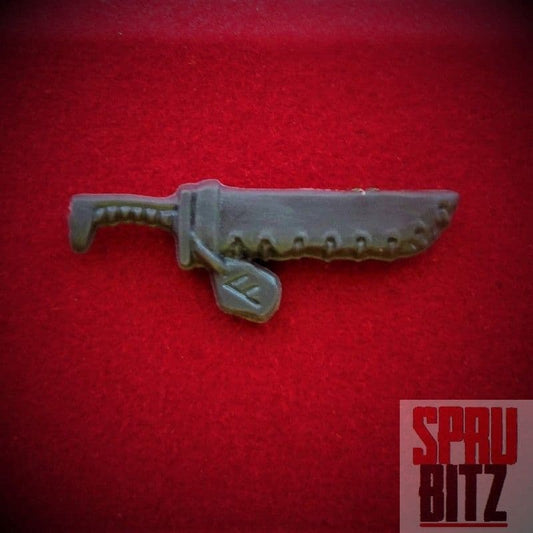 Space Wolf Wolves Combat Knife sheathed (B)