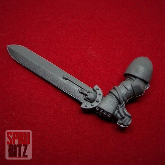 Space Wolves Blood Claws Power Sword Powersword left arm