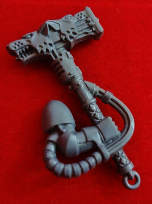 Space Wolves Wolf Pack Thunder Hammer right arm