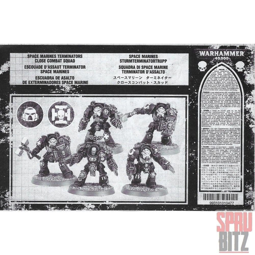 Terminator Close Combat Squad Assembly Instructions