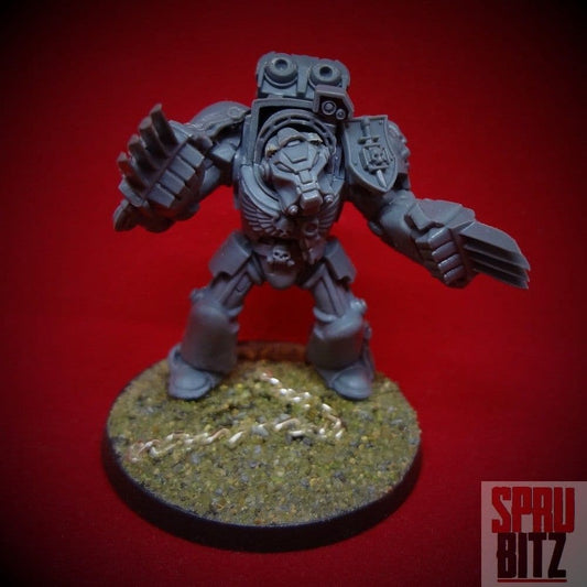 Terminator with Top Loader Launcher Ready to Paint