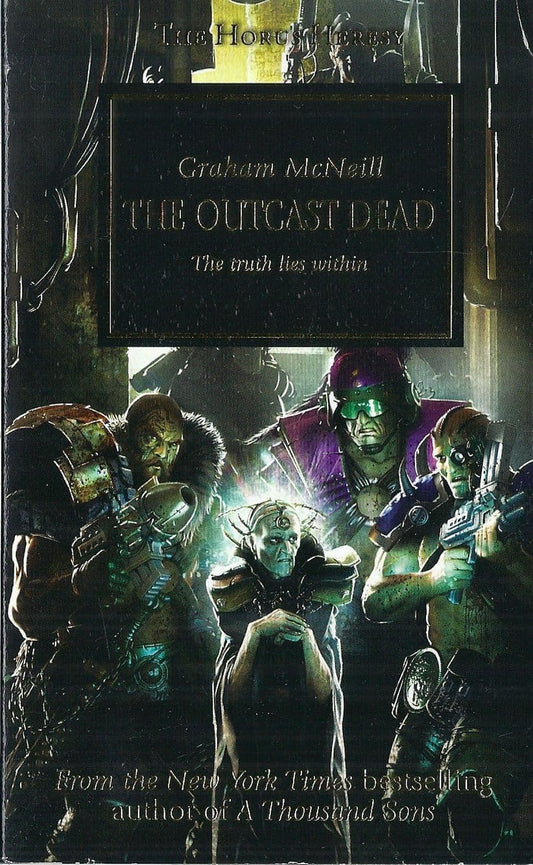 The Outcast Dead by Graham McNeil Horus Heresy book 17 first issue gold cover  (2011)