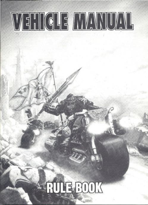 Vehicle Manual Rule Book + Template (1992) Rogue Trader Warhammer 40,000 1st edition