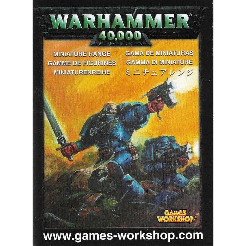Warhammer 40,000 Miniature Range pamphlet 2003