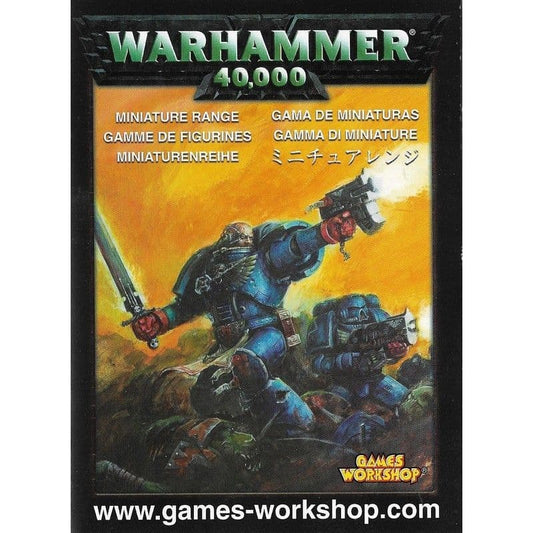 Warhammer 40,000 Miniature Range pamphlet 2003