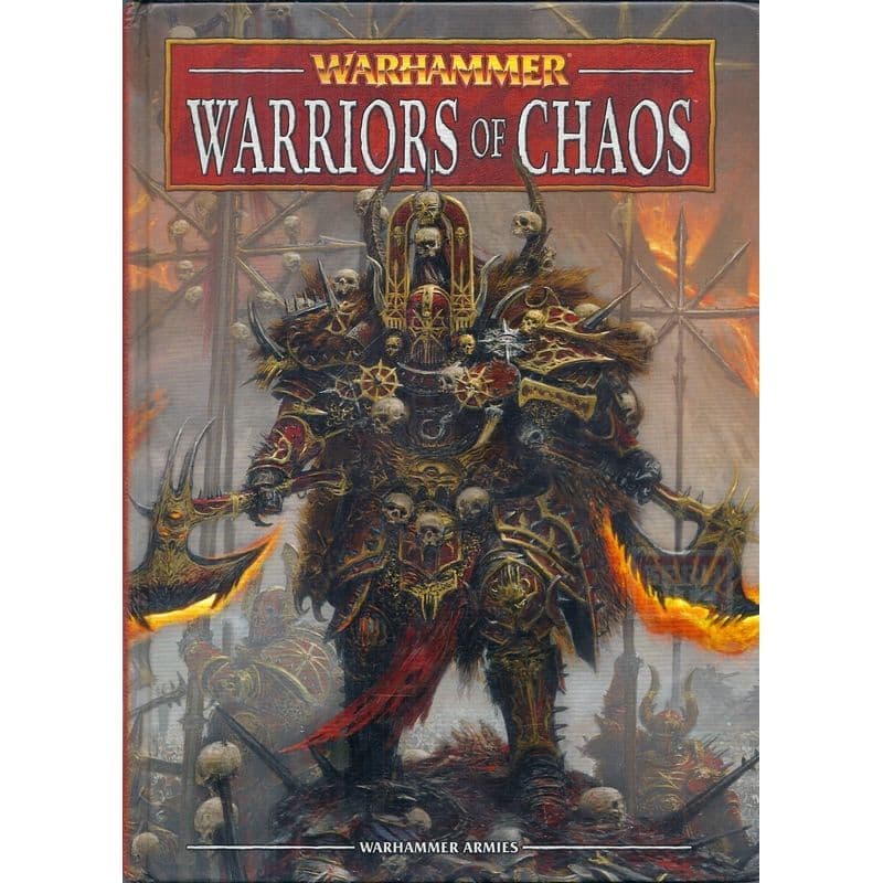 Warriors of Chaos Warhammer Armies Rule Book rulebook (2012) A4 Hardcover