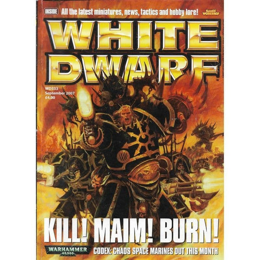 White Dwarf #333 September 2007