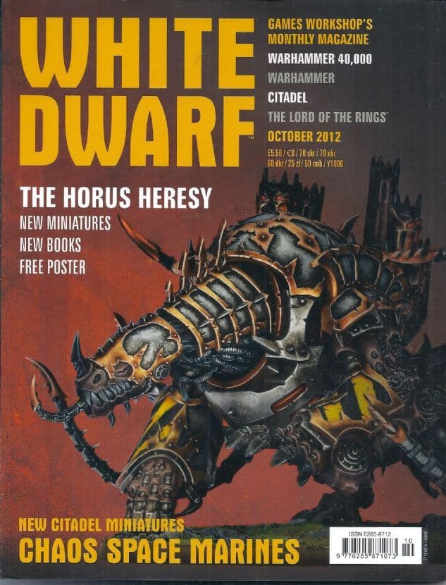 White Dwarf October 2012